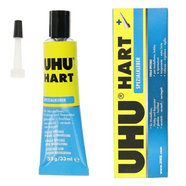 Uhu Hard special glue for wooden arrow fletching