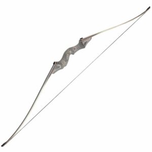 thumbnail image 2 of Shatterproof Archery Black Hunter Longbow - Inspected Recurve Bow With Flemish String 2 of 14