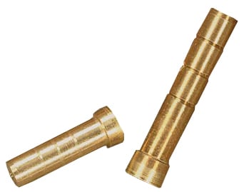 Heavy brass arrow inserts for bowhunting