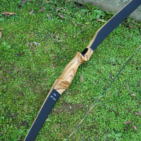 Archery Park Products - Blaxk Hunter Swift One=Piece Longbow Riser Left